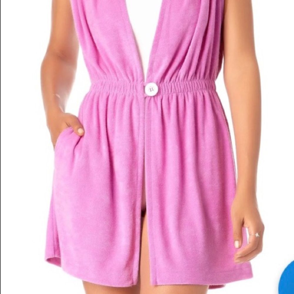 Anne Cole Terry Robe Cover Up